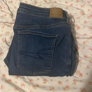 american eagle skinny jeans size 14! only worn about three times. originally $45